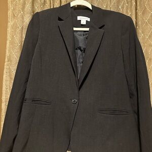 Liz Claiborne Charcoal Men's Blazer